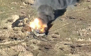 (影) 克林基激戰 俄軍損失至少5重裝甲 馬林卡進犯縱隊也被擊退