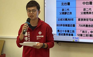 回應鍾易仲提告 基進張博洋：忘了自己的對手是許智傑？
