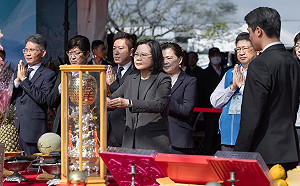 蔡英文：石門水庫至新竹聯通管工程開工 強化區域調水能力