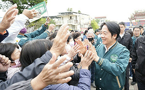 日學者：賴清德若勝選 中國或檯面下嘗試與台灣對話