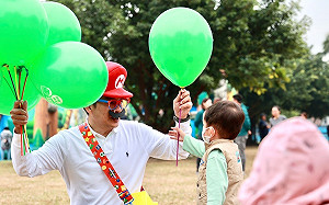 聖誕假期李柏毅扮超級瑪利歐  親子寵物嘉年華「毛孩毅起水噹噹」