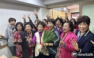 台灣第一女副總統呂秀蓮站台 民進黨正副總統全挺陳亭妃