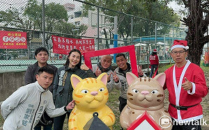 小東里歡樂聖誕踩街派對 社區精神堡壘首度曝光