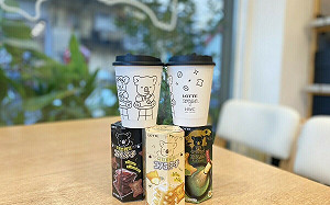 乘載綠色幸福未來 黑沃咖啡聯手樂天小熊餅乾共推環保紙杯
