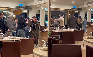 大安區清粥小菜店深夜亂鬥！8＋9酒醉起爭議還砸店 慘被健壯留學生鐵拳教育