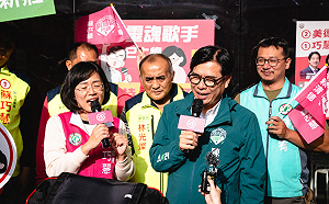 北上助選！合體蘇巧慧高歌五月天神曲 陳其邁曝被蘇貞昌耽誤了