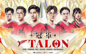 二度稱霸國際賽事 泰國勁旅 Talon 勇奪AIC 2023 冠軍