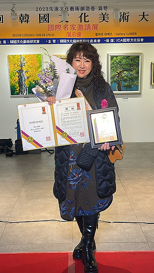 越南餐廳辦畫展 黃琯予大方請客免費吃河粉