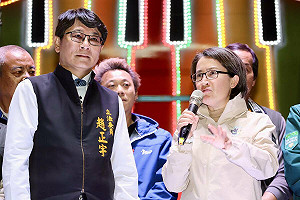 赴桃園輔選趙正宇 蕭美琴談國會過半重要性