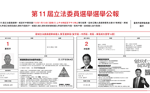 目標是得0票！林俊憲唯一對手選舉公報政見：懇請賜票給其他優秀候選人