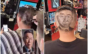 柯粉把柯文哲剃在頭上被酸｢選後剃光頭｣選委會：沒遮起來不能投票