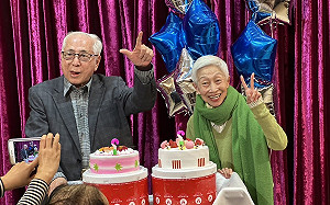 獨盟慶祝許世楷、金美齡90歲壽誕  也宴請返台助講投票同志  