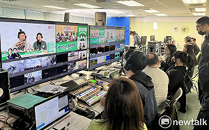 賴蕭配「在路上」啟動全國車掃 黨部變身直播間「在線上」狂吸支持者