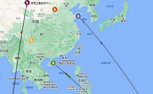 中國11日中午、下午要連射2火箭 預期路徑不經台灣