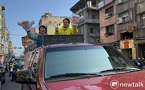 林右昌1周3度回基隆輔選現人氣  籲支持鄭文婷接棒蔡適應