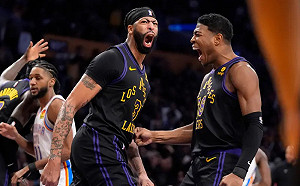 LBJ、AD合攻52分！率湖人斬斷雷霆4連勝