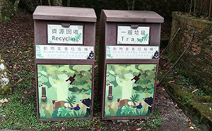 防野生動物翻倒破壞！林業署「動物友善垃圾桶」獲專利認證