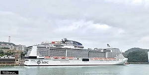 亞太最大郵輪！「地中海榮耀號」今基隆港首航