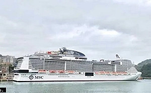 亞太最大郵輪！「地中海榮耀號」今基隆港首航