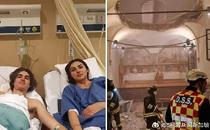 新郎、新娘送入「洞房」！義500年修道院天花板倒塌 40多人從二樓摔到一樓