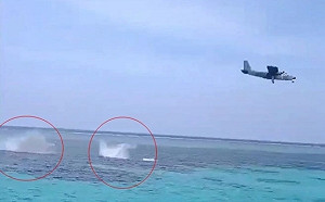 突破中國海上封鎖! 冒著被擊落風險 菲律賓強行突破 低空空投補給仁愛礁