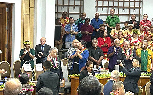 馬紹爾群島新任總統海妮宣誓就職：將持續堅定支持台馬邦誼