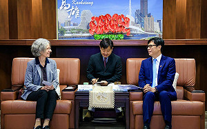 瑞士商務辦事處長訪高市府  陳其邁：歡迎瑞士廠商來投資  