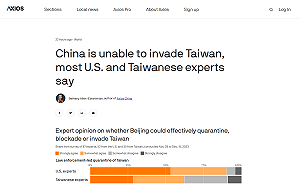 華府智庫戰略報告出爐  專家：中國5年內無力攻台 但有能力封鎖　