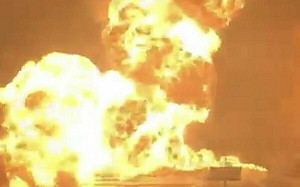 (影)火神的眼淚！蒙古油罐槽車車禍6死11傷 滿載60噸液化天然氣爆炸大火3消防員殉職