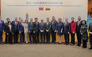 吳釗燮款宴立陶宛國會訪團 共同宣示台立加強民主韌性決心