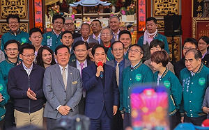 出席台南拜廟 賴清德：讓台灣在正確的道路上繼續進步、壯大台灣