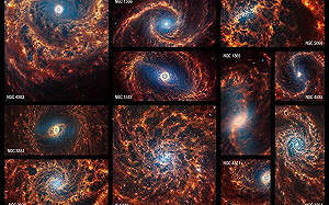 哈伯看不到的 只能靠韋伯! 19螺旋星系為恆星演化提供線索