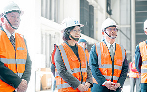 世界最大離岸風機第二季量產  蔡英文盼台灣綠能站穩領先地位、將經驗擴散到世界