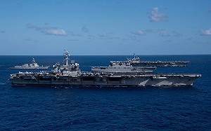 5艘航艦部署西太？美國海軍學會揭最新動態 目前維持「3＋1」