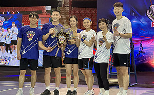 鬥拍3對3羽球賽落幕 戴資穎搞笑謝對手不殺之恩