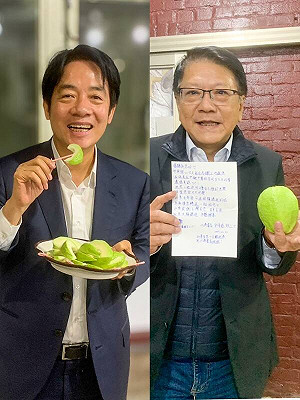 民主真好！女同學搭高鐵託潘孟安轉交芭樂 賴清德真的收到了