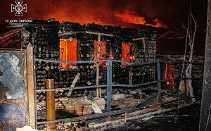 俄軍夜襲烏克蘭加油站燃料外溢導致「火流成河」活活燒死一家五口