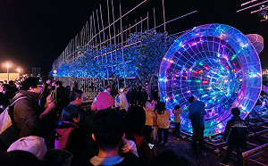 台灣燈會台南湧人潮！邊賞燈邊啖台南在地味