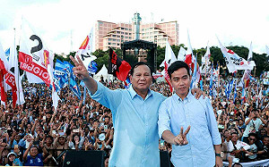 印尼大選》普拉伯沃自行宣布勝利 競辦允持續友台