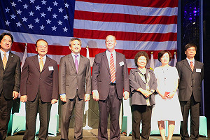 美國慶酒會  陳菊：民主是台美關係的基石