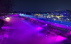 中台灣燈會遊客落水地方 中市府稱它是「夢幻雲河」