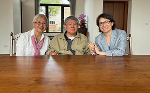 蕭美琴赴宜蘭探視  林義雄勉勵時時求知