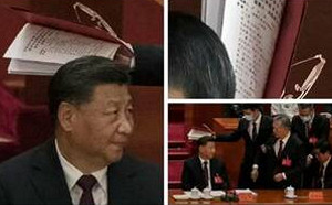 曝胡錦濤二十大遭架離內幕 《金融時報》:  桌上紅色文件關鍵內容是這個.....