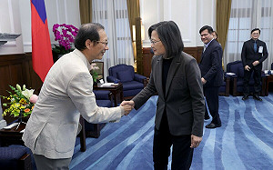 接見傑出資訊人才獎得主　蔡英文盼在國際發揚台灣科技業優勢