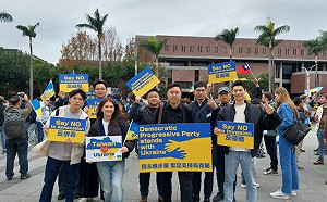 俄烏戰爭2週年 堅定聲援烏克蘭 李問：反威權、反侵略、反併吞