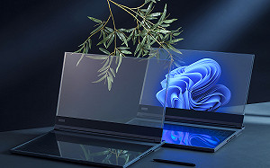 劃時代新產品！全球首款透明螢幕筆電登場