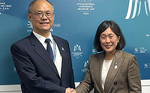 鄧振中會晤美貿易代表戴琪 就「台美21世紀貿易協定」談判交換意見