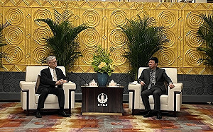 夏立言訪中與宋濤談快艇翻覆事件 稱要「監督」民進黨  還原真相