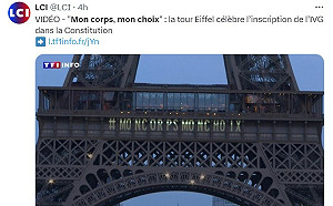 三八大禮！法國會780：72 全球首創墮胎自由入憲