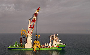 完成中能風場水下基礎安裝    台船環海離岸風電技術漸臻成熟   